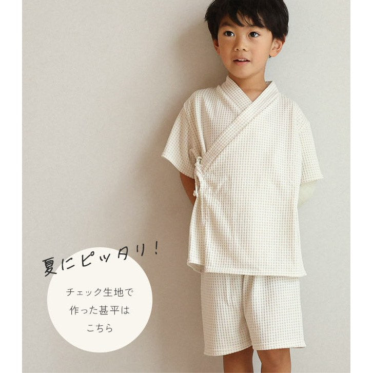 チェック9分丈パンツ