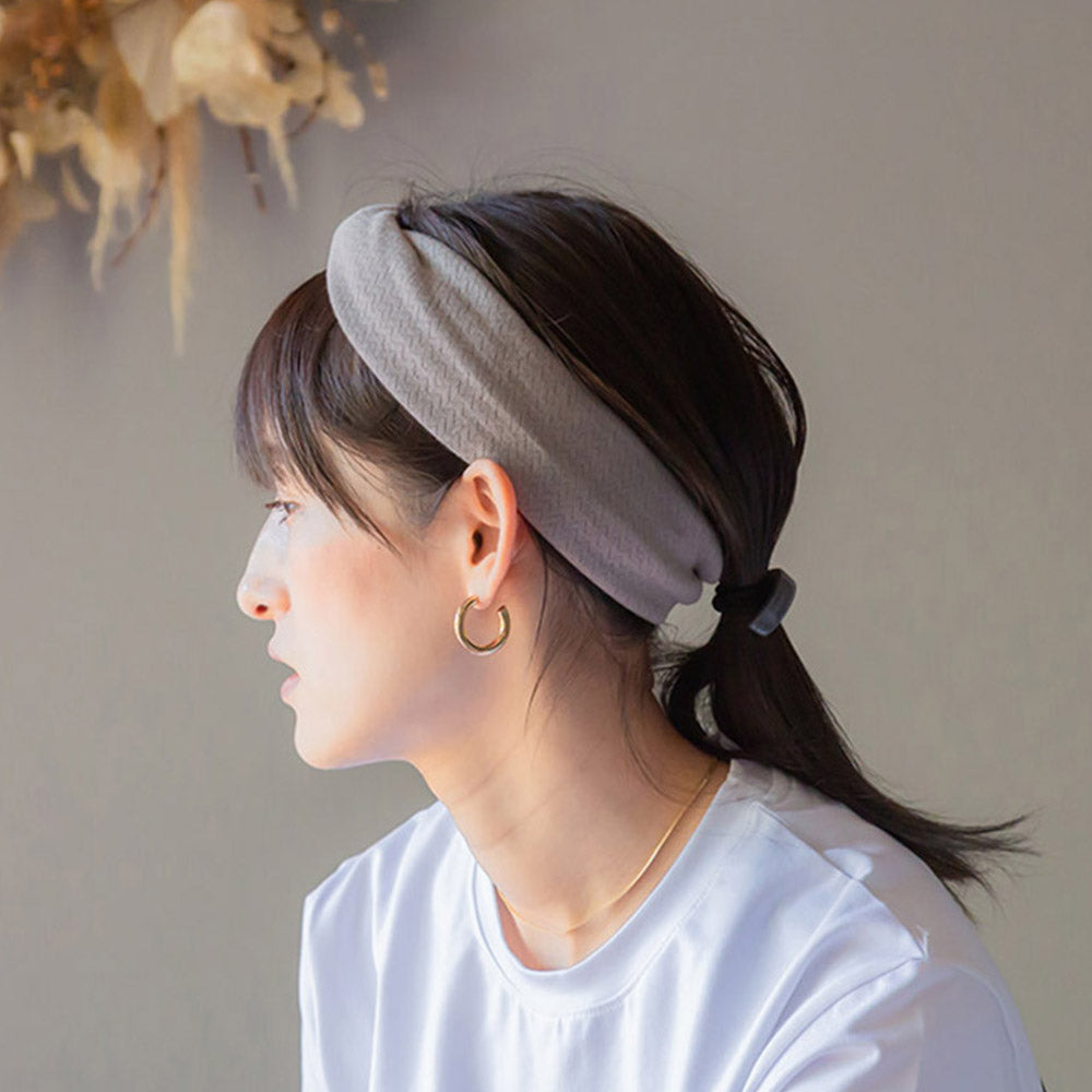 【選べる2枚セット】もっちり オーガニックコットン ヘアバンド