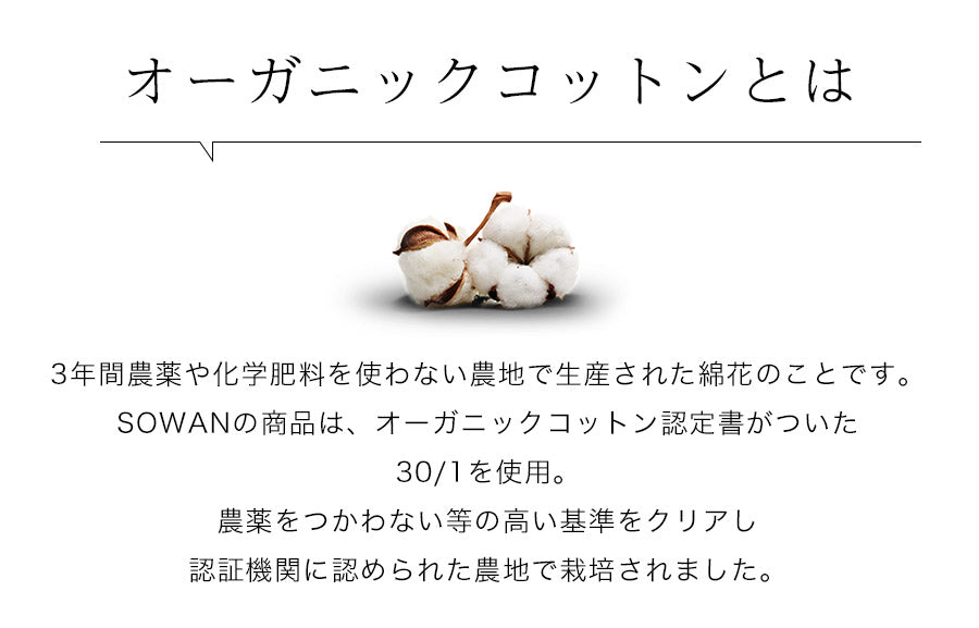 重ね履き靴下バラ売り:オーガニックコットンソックス2足組