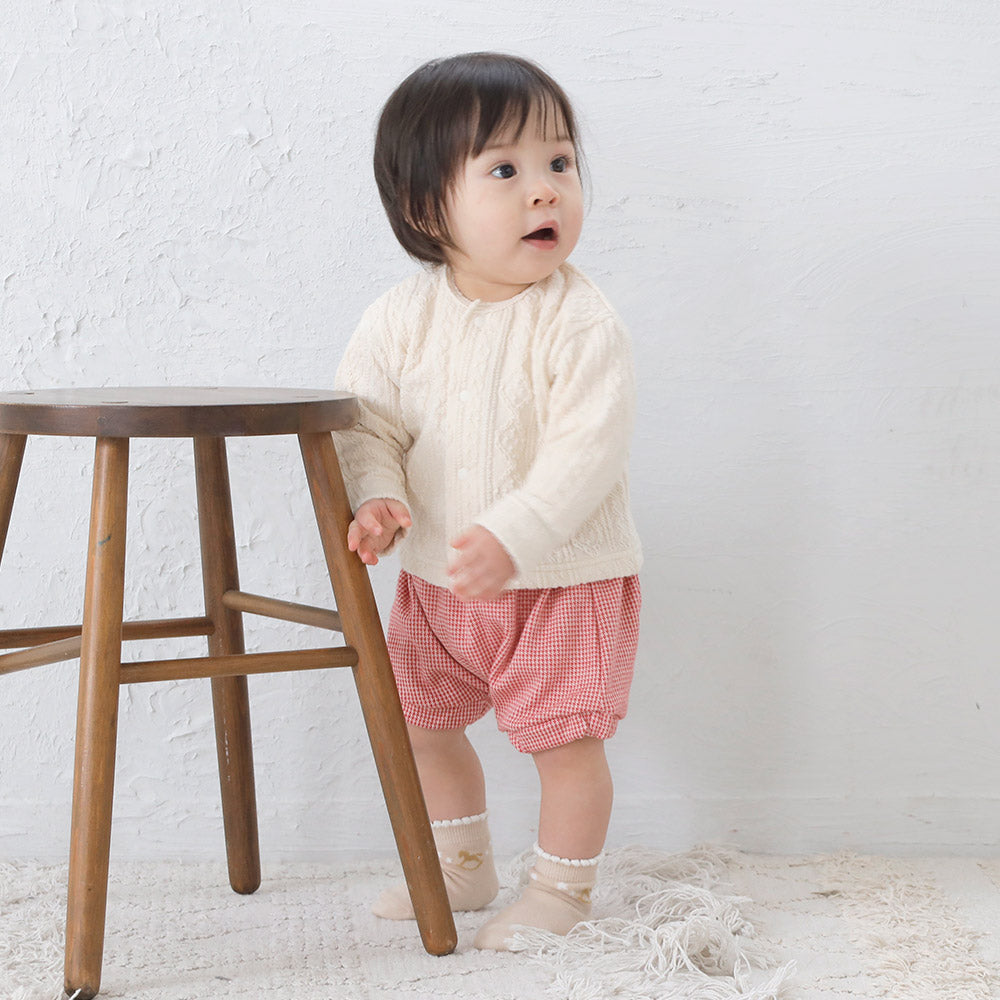千鳥柄 かぼちゃパンツ