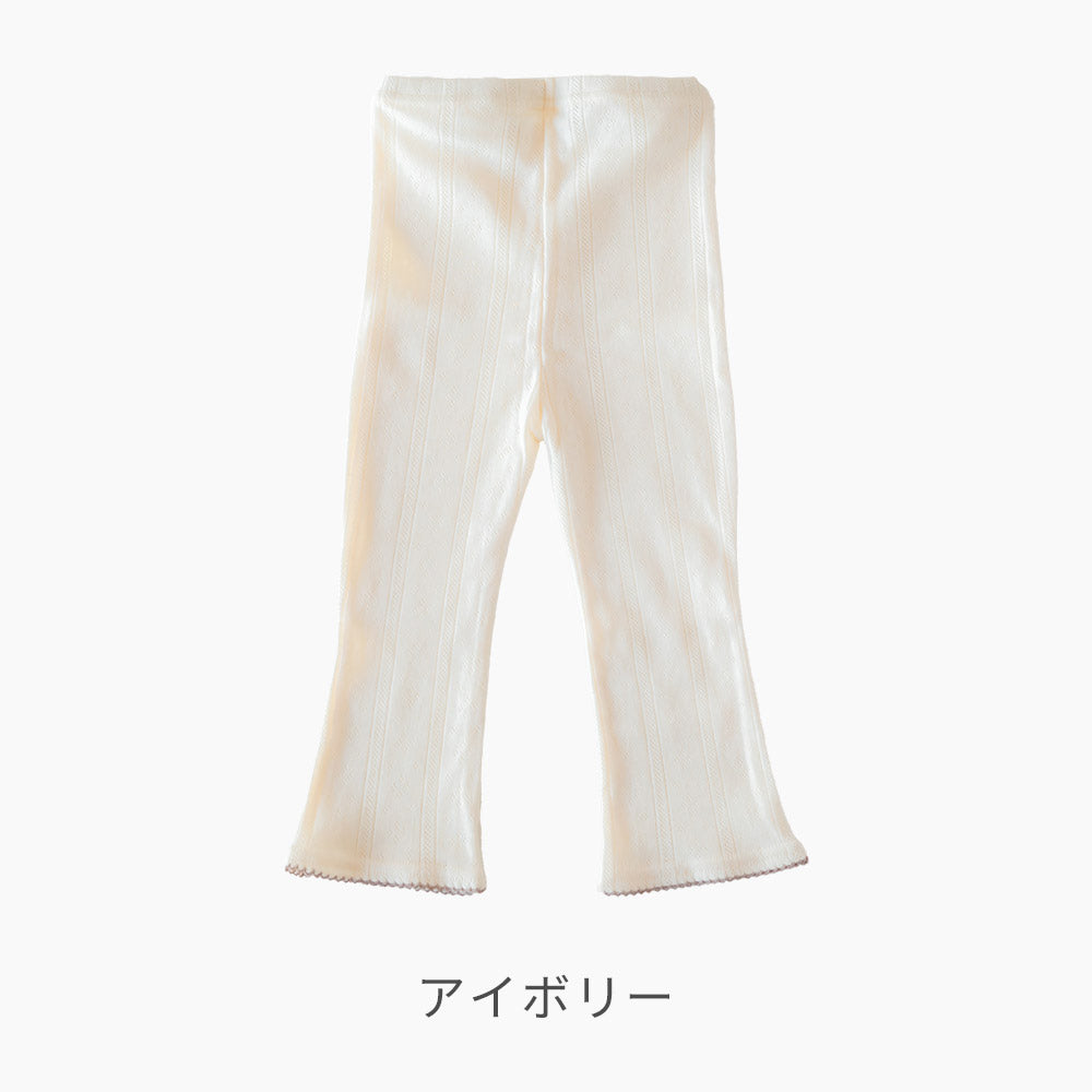 レギンス　パターンメッシュ