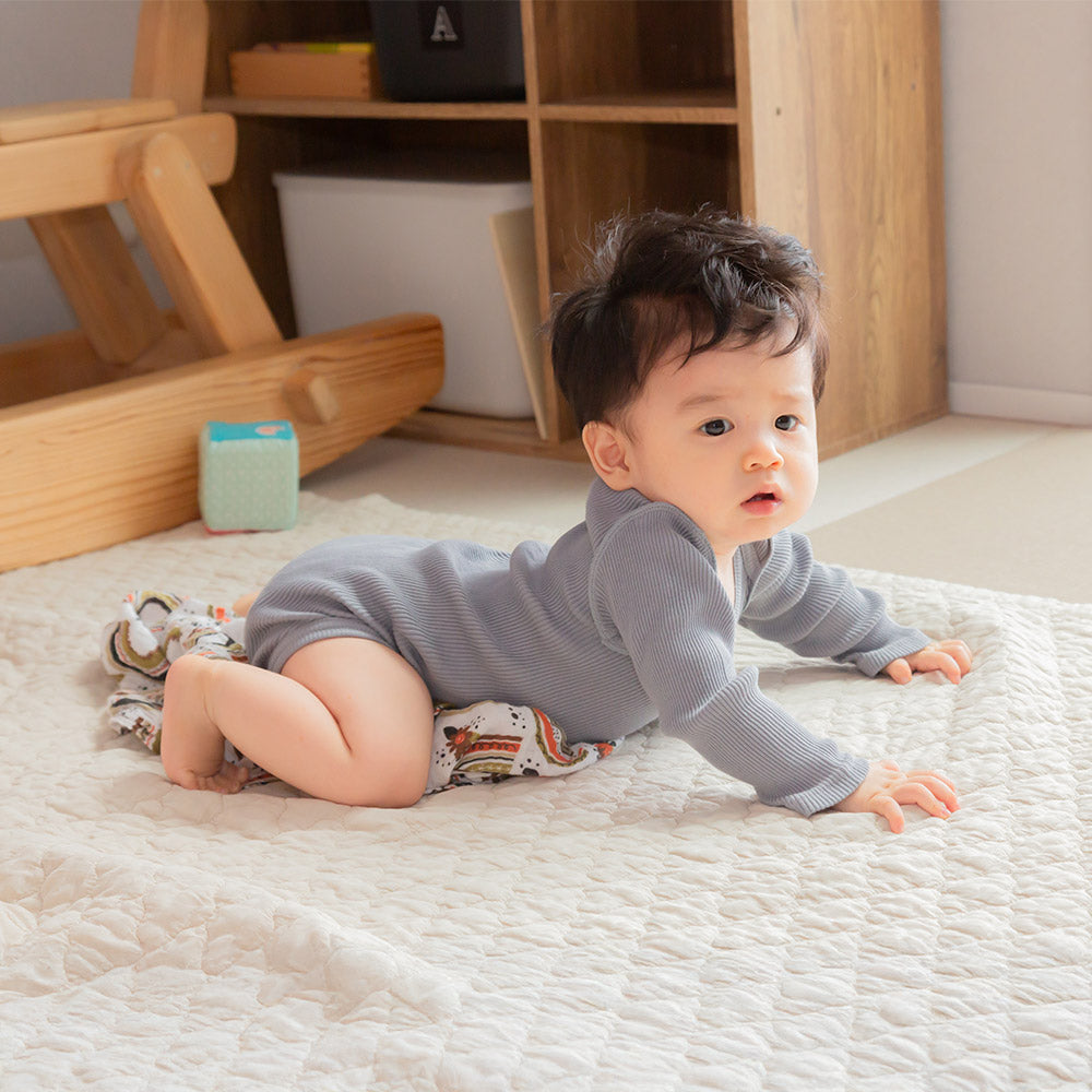kaihou オーガニックコットン ロンパース 長袖（新生児）